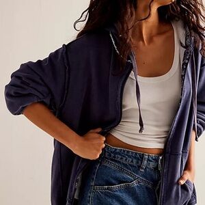 Free People We The Free By Your Side Lined Hoodie